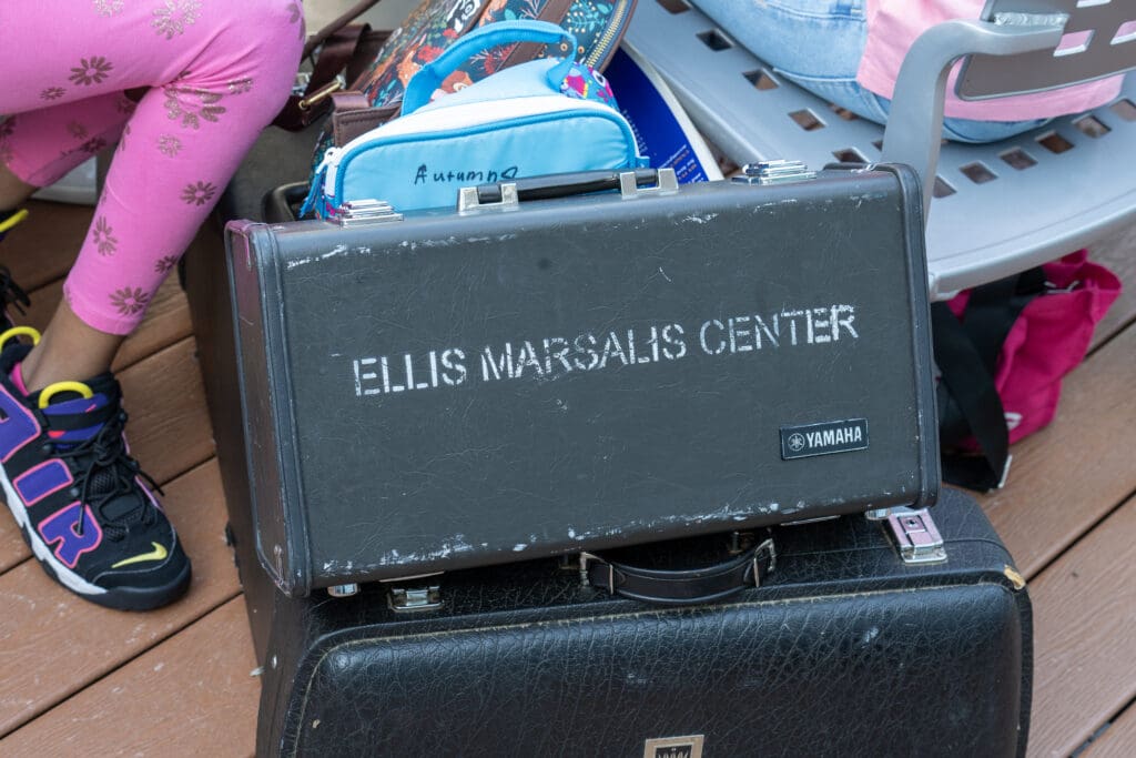 Ellis Marsalis Center instrument case.